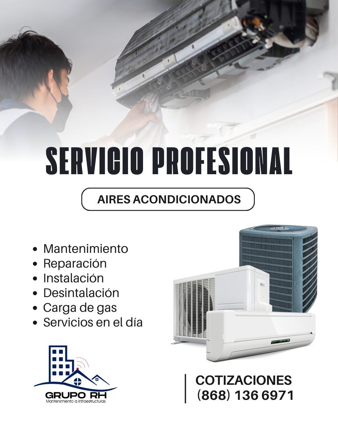 Instalación de aire acondicionado
